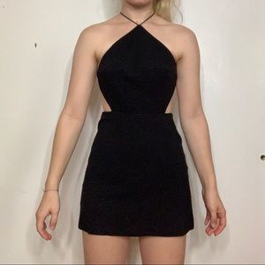 Strappy Backless Mini Stress